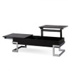 ACME 81855 Calnan Coffee Table with Lift Top, Black & Chrome