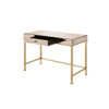 ACME 92977 Canine Writing Desk, Smoky Mirrored and Champagne Finish
