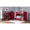 ACME 37915 Cargo F/F Bunk Bed, Red