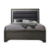 ACME Carine II Queen Bed, Fabric & Gray (1Set/2Ctn)