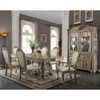 ACME 64065 Chateau de Ville Dining Table with Double Pedestal, Antique White (1Set/2Ctn)