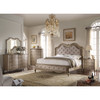 ACME 26050Q Chelmsford Queen Bed, Beige Fabric & Antique Taupe (1Set/3Ctn)