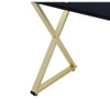 ACME 92310 Coleen Desk, Black & Brass