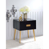 ACME 84495 Denvor End Table, Black & Gold