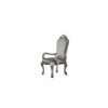 ACME 68173 Dresden Arm Chair (Set-2), Vintage Bone White & PU