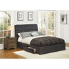 ACME 25680Q Drorit Queen Bed with Storage, Dark Gray Fabric (1Set/5Ctn)
