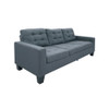 ACME 52775 Earsom Sofa and Ottoman, Gray Linen