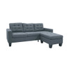 ACME 52775 Earsom Sofa and Ottoman, Gray Linen