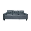 ACME 52775 Earsom Sofa and Ottoman, Gray Linen