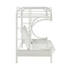 ACME 02093WH Eclipse Twin XL/Queen/Futon Bunk Bed, White