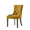 ACME 77163 Farren Side Chair, Yellow Velvet & Espresso Finish