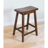 ACME 07304 Gaucho Counter Height Stool (Set-2), Walnut, 24" Seat Height