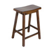 ACME Gaucho Counter Height Stool (Set-2), Walnut, 24" Seat Height