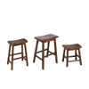 ACME 07306 Gaucho Bar Stool (Set-2), Walnut, 29" Seat Height