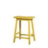 ACME 96653 Gaucho Counter Height Stool (Set-2), Antique Yellow, 24" Seat Height