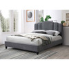 ACME 28967EK Giada Eastern King Bed, Charcoal Fabric