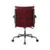 ACME 92536 Haggar Executive Office Chair, Vintage Red Top Grain Leather