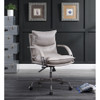 ACME 92537 Haggar Executive Office Chair, Vintage White Top Grain Leather