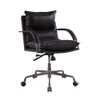ACME 92538 Haggar Executive Office Chair, Antique Slate Top Grain Leather
