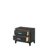 ACME 28433 Haiden Nightstand, Weathered Black Finish