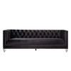 ACME Heibero Sofa w/2 Pillows, Black Velvet