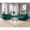 ACME 53400 Iberis Sofa, Green Velvet (1Set/2Ctn)