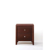 ACME Ilana Nightstand, Brown Cherry