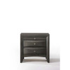 ACME Ireland Nightstand, Gray Oak