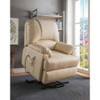 ACME 59286 Ixora Recliner with Power Lift & Massage, Beige PU