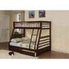 ACME 02020 Jason Twin/Full Bunk Bed & Drawers, Espresso (1Set/2Ctn)