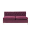 ACME Jaszira Modular - Armless Sofa, Burgundy Velvet