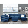 ACME 57342 Jaszira Modular - Armless Sofa, Blue Velvet