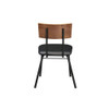 ACME 72912 Jurgen Side Chair (Set-2), PU, Oak & Black