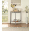 ACME 90161 Justino Console Table, Gray Oak & Gray