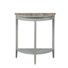 ACME Justino Console Table, Gray Oak & Gray