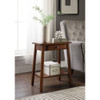 ACME 97858 Kaife Accent Table, Walnut Finish