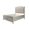 ACME 27230Q Kaitlyn Queen Bed, PU & Champagne (1Set/4Ctn)