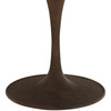 Modway Drive 48" Round Wood Top Dining Table EEI-2004-BRN-SET Brown