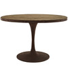 Modway Drive 47" Oval Wood Top Dining Table EEI-2009-BRN-SET Brown