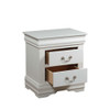 ACME 23833 Louis Philippe Nightstand, White