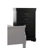 ACME 23736 Louis Philippe Chest, Black