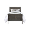 ACME Louis Philippe Twin Bed, Dark Gray (1Set/2Ctn)
