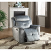 ACME 55037 Mariana Recliner, Silver Blue Fabric