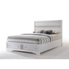 ACME Naima Eastern King Bed w/Storage, White (1Set/3Ctn)