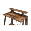 ACME 92730 Nypho Writing Desk, Weathered Oak & Black Finish