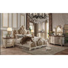 ACME 26900Q Picardy Queen Bed, PU & Antique Pearl (1Set/3Ctn)