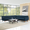 Modway Engage L-Shaped Sectional Sofa EEI-2108-AZU-SET