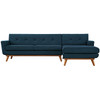 Modway Engage Right-Facing Sectional Sofa EEI-2119-AZU-SET