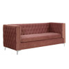 ACME 55505 Rhett Sectional Sofa, Dusty Pink Velvet