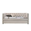 ACME Romona Twin Daybed & Trundle , Beige Fabric